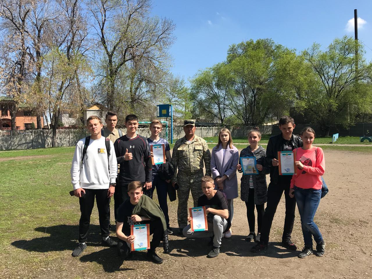 2 место в соревнованиях по военно - патриотическим сборам молодежи "Айбын - 2019"