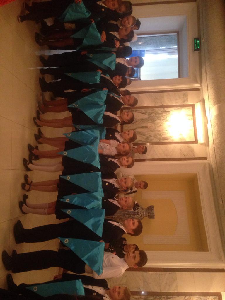 Городской прием в детскую организацию "Жас ұлан" во Дворце Школьников