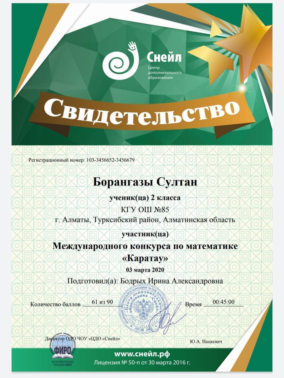 Наши призеры