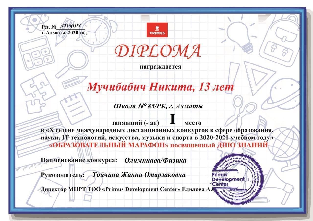 Наши призеры