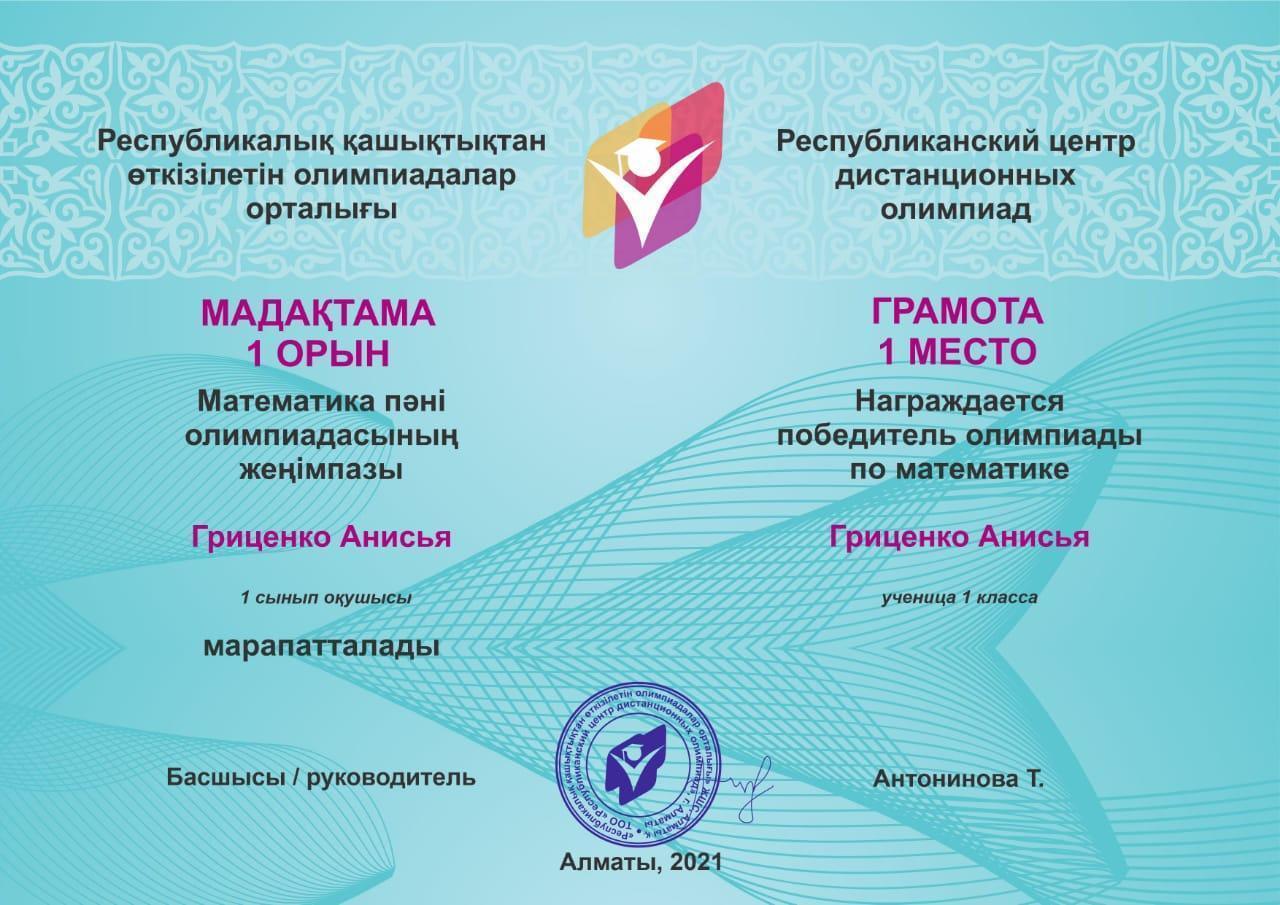 Наши призеры