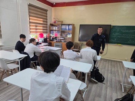 Оқушылармен профилактикалық әңгімелер