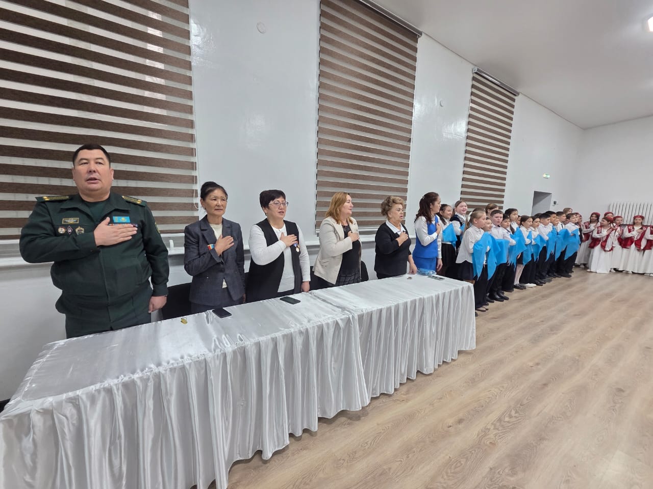 Жас Ұлан БРҰ-на салтанатты қабылдау